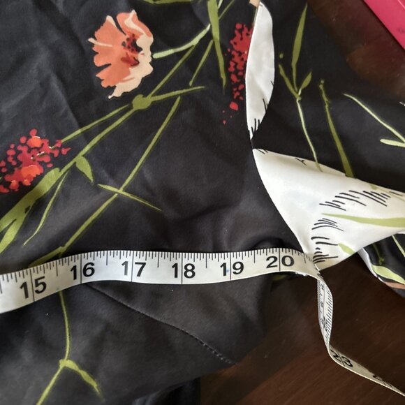 Alice of California vintage maxi dress Asian elegant quiet luxury kimono black - Picture 10 of 10